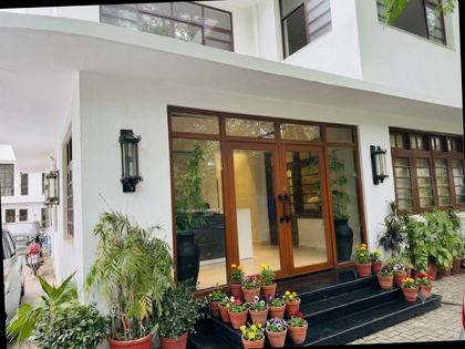 UHF & Co. office entrance with logo signage
